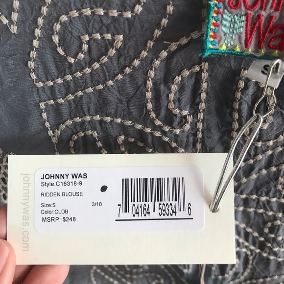 Johnny Was Ridden Blouse NWT Size Small - Picture 6 of 8